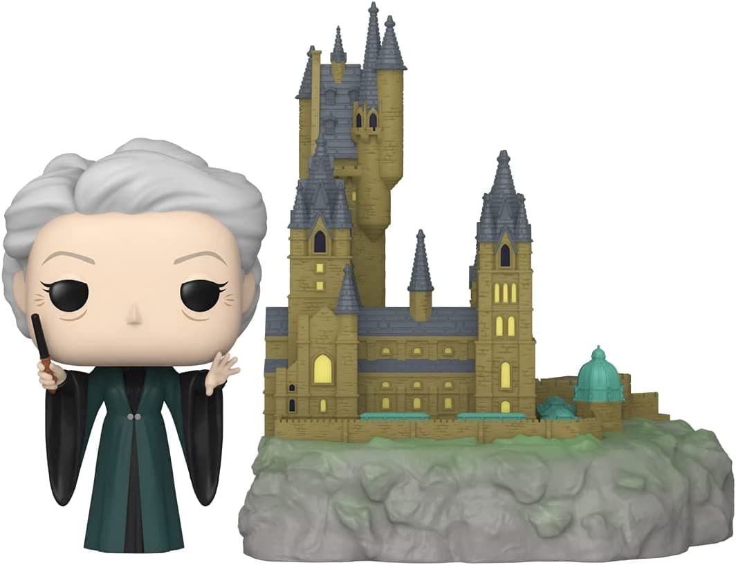 Figurina - Harry Potter - Minerva McGonagall with Hogwarts | Funko