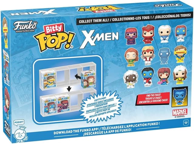 Set 4 figurine - Bitty Pop! - X-Men: Magneto | Funko