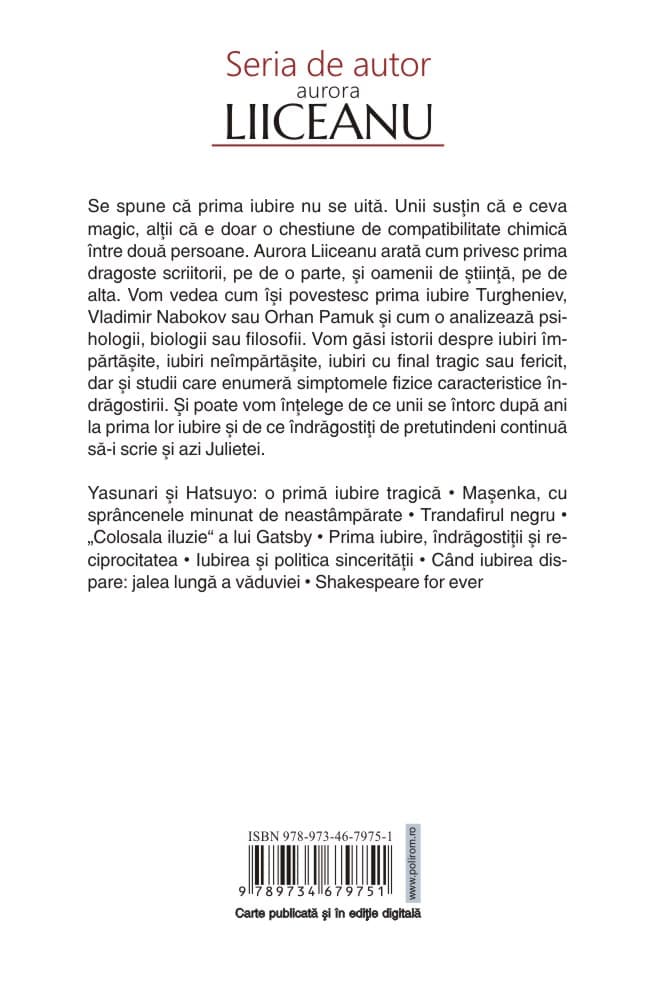 Dragostea cea veche iti sopteste la ureche | Aurora Liiceanu