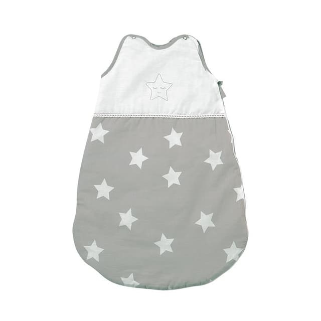 Sac de dormit de iarna 0-6 luni Stars Grey