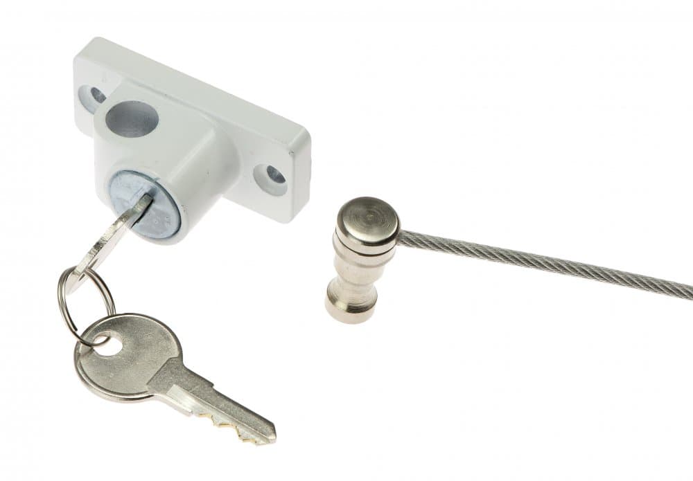 Incuietoare de siguranta pentru fereastra, Ikonka, dimensiune 19 cm