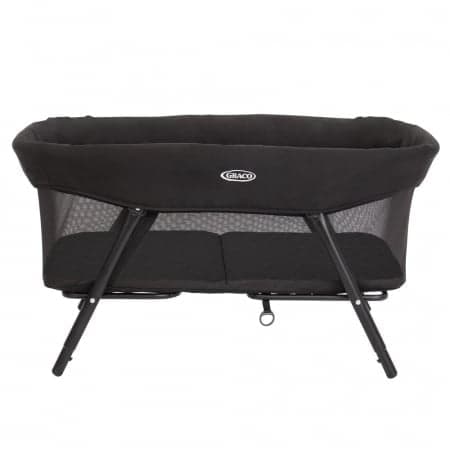 Patut Graco Side by Side 2 in 1 Night Sky pliabil, cu saltea matlasata inclusa, cos depozitare, geanta de transport