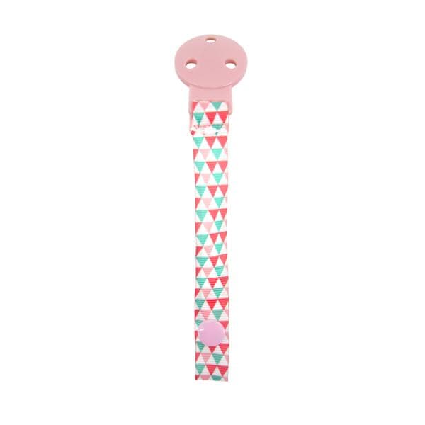 Lant cu clips pentru suzeta 0 luni+ Blush Pink