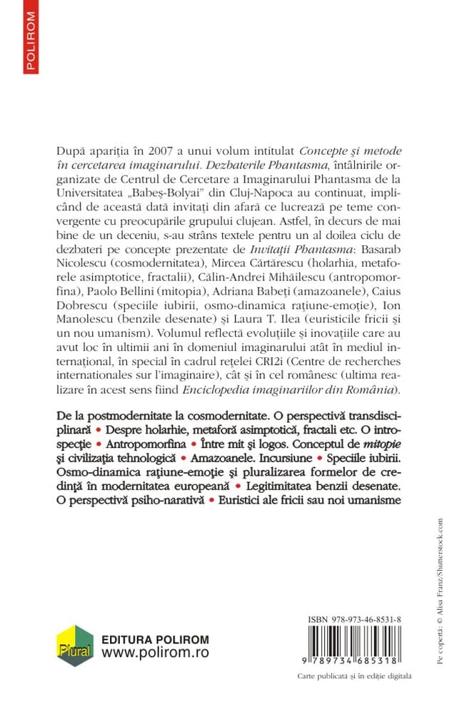 Concepte si metode in cercetarea imaginarului | Corin Braga