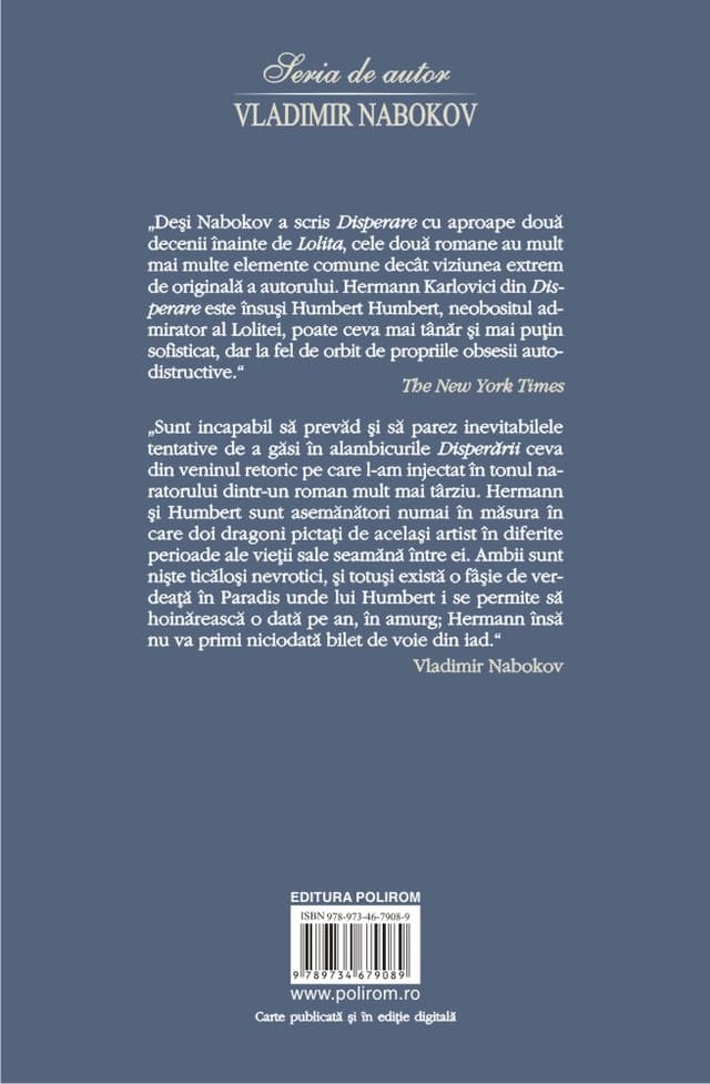 Disperare | Vladimir Nabokov