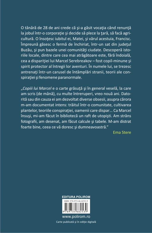 Copiii lui Marcel | Ema Stere