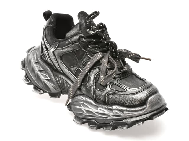 Pantofi sport GRYXX negri, 10161, din piele naturala