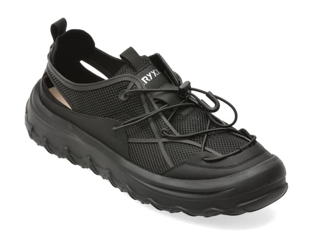 Pantofi sport GRYXX negri, 9232, din material textil