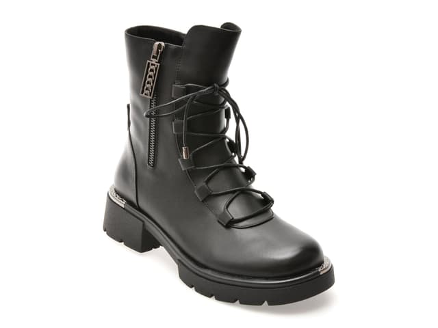 Ghete GRYXX negre, M405B, din piele naturala