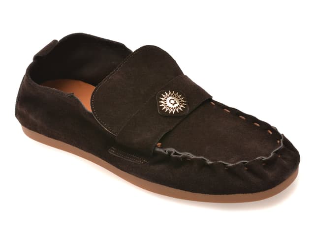 Mocasini GRYXX maro, 3642611, din piele intoarsa
