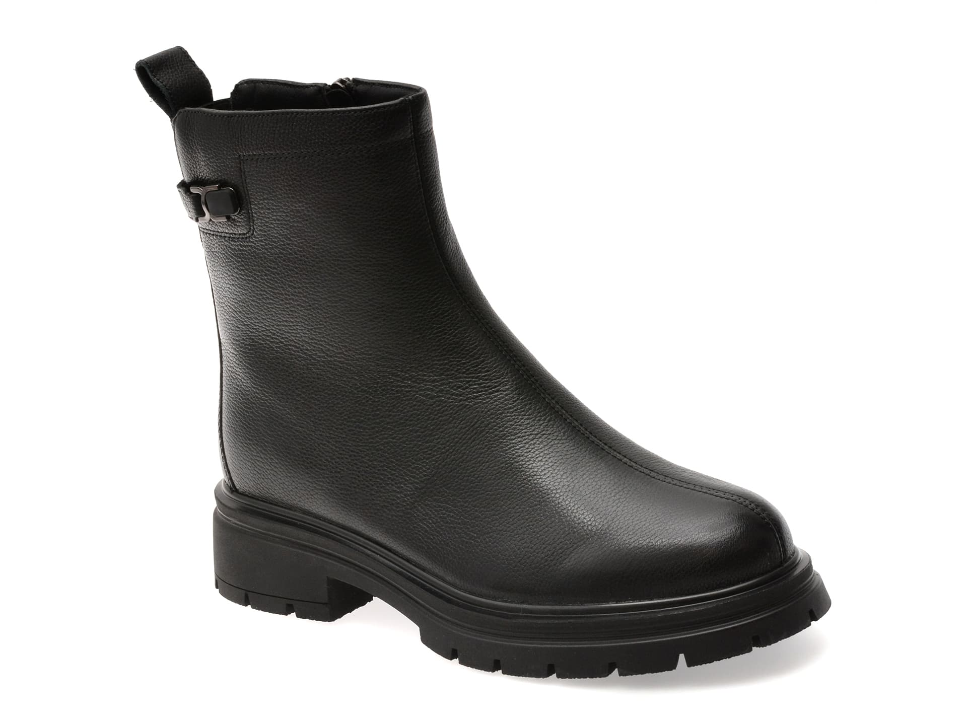 Ghete GRYXX negre, DX01321, din piele naturala