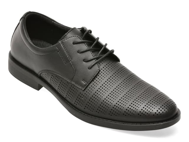Pantofi eleganti BITE THE BULLET negri, 5670, din piele naturala