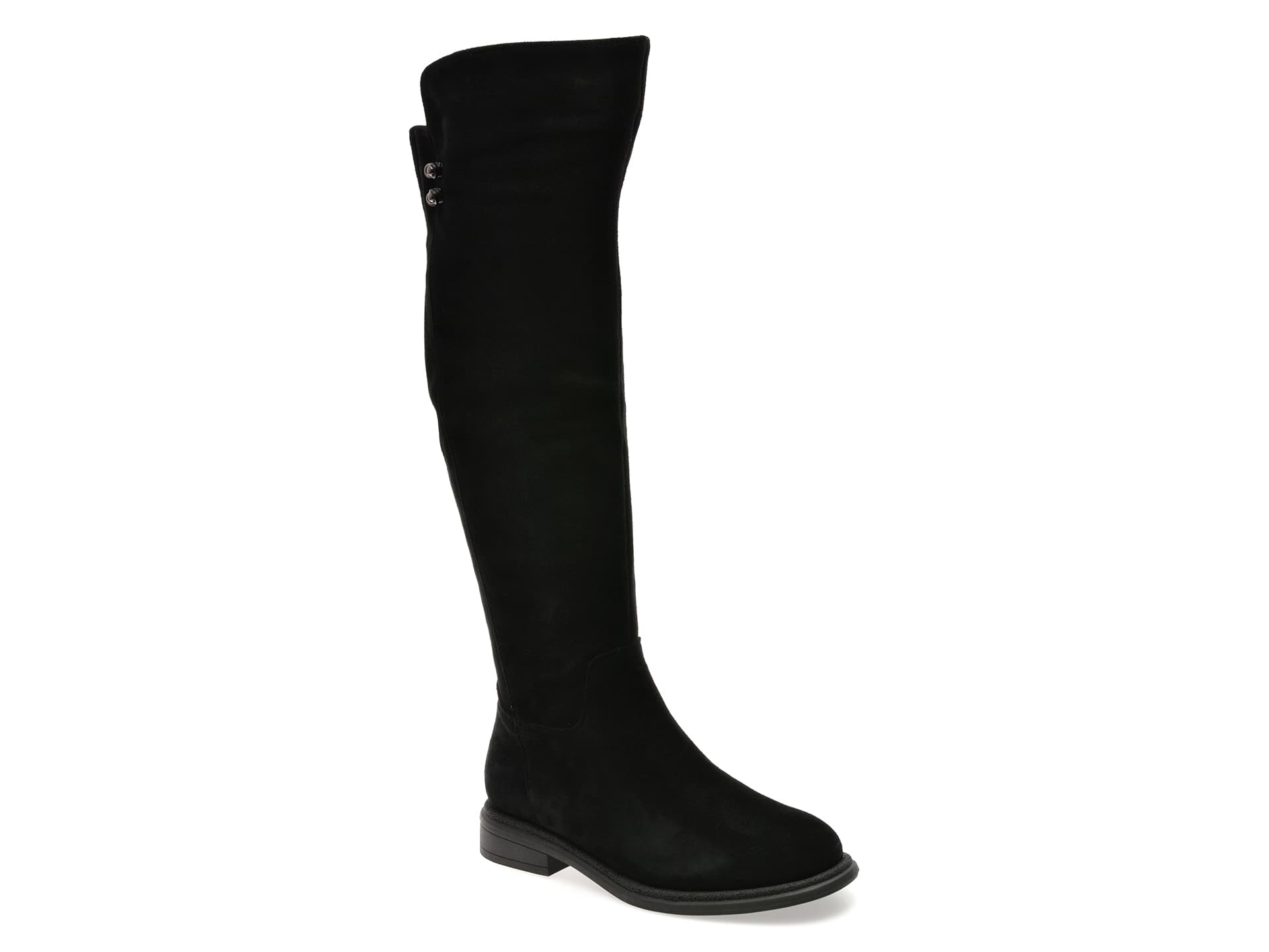Cizme GRYXX negre, DX01276, din piele intoarsa