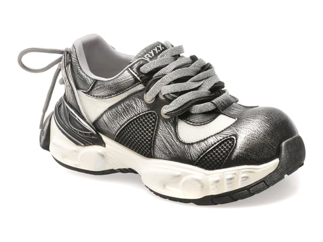 Pantofi sport GRYXX negri, 2063, din material textil si piele naturala