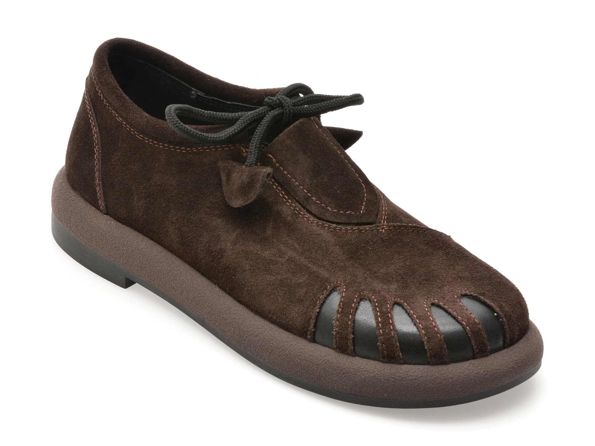Pantofi GRYXX maro, 213011, din piele intoarsa