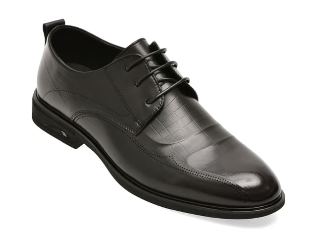 Pantofi eleganti BITE THE BULLET negri, 89625, din piele naturala