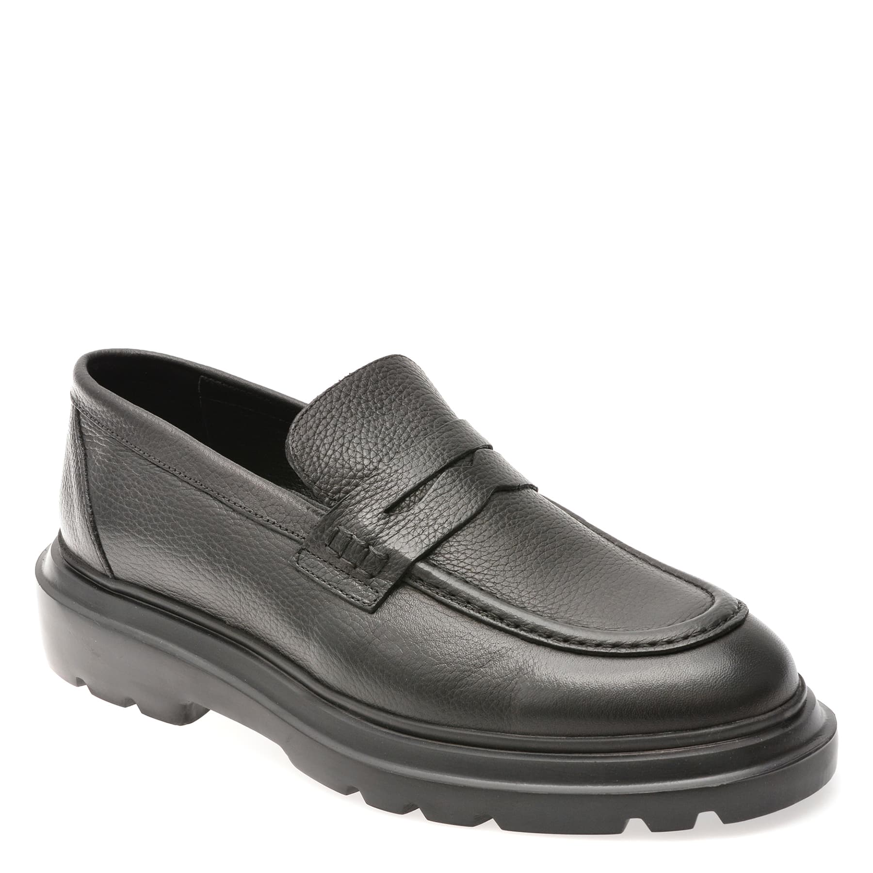 Mocasini GRYXX negri, FH254, din piele naturala