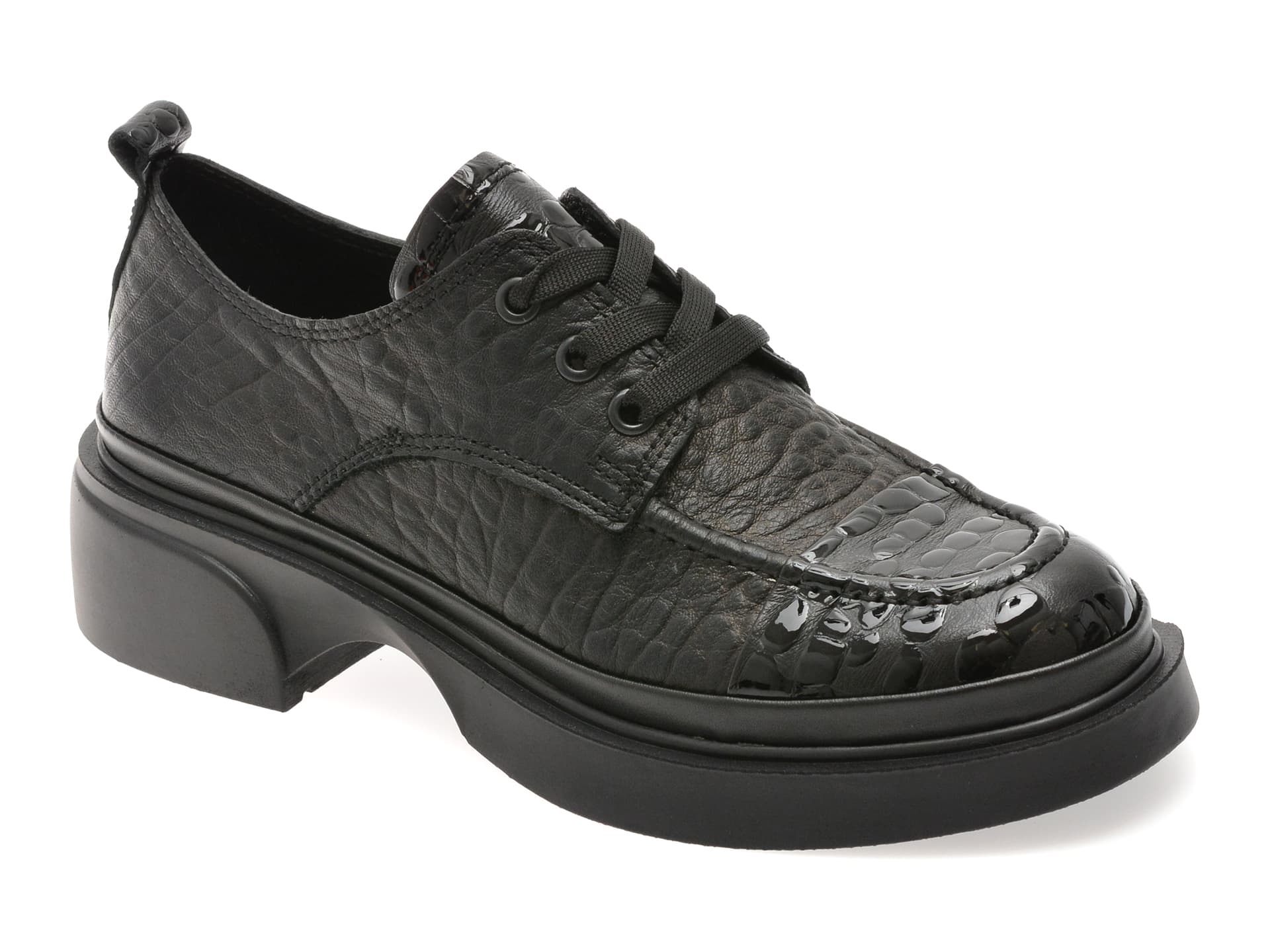 Pantofi GRYXX negri, 387386, din piele naturala