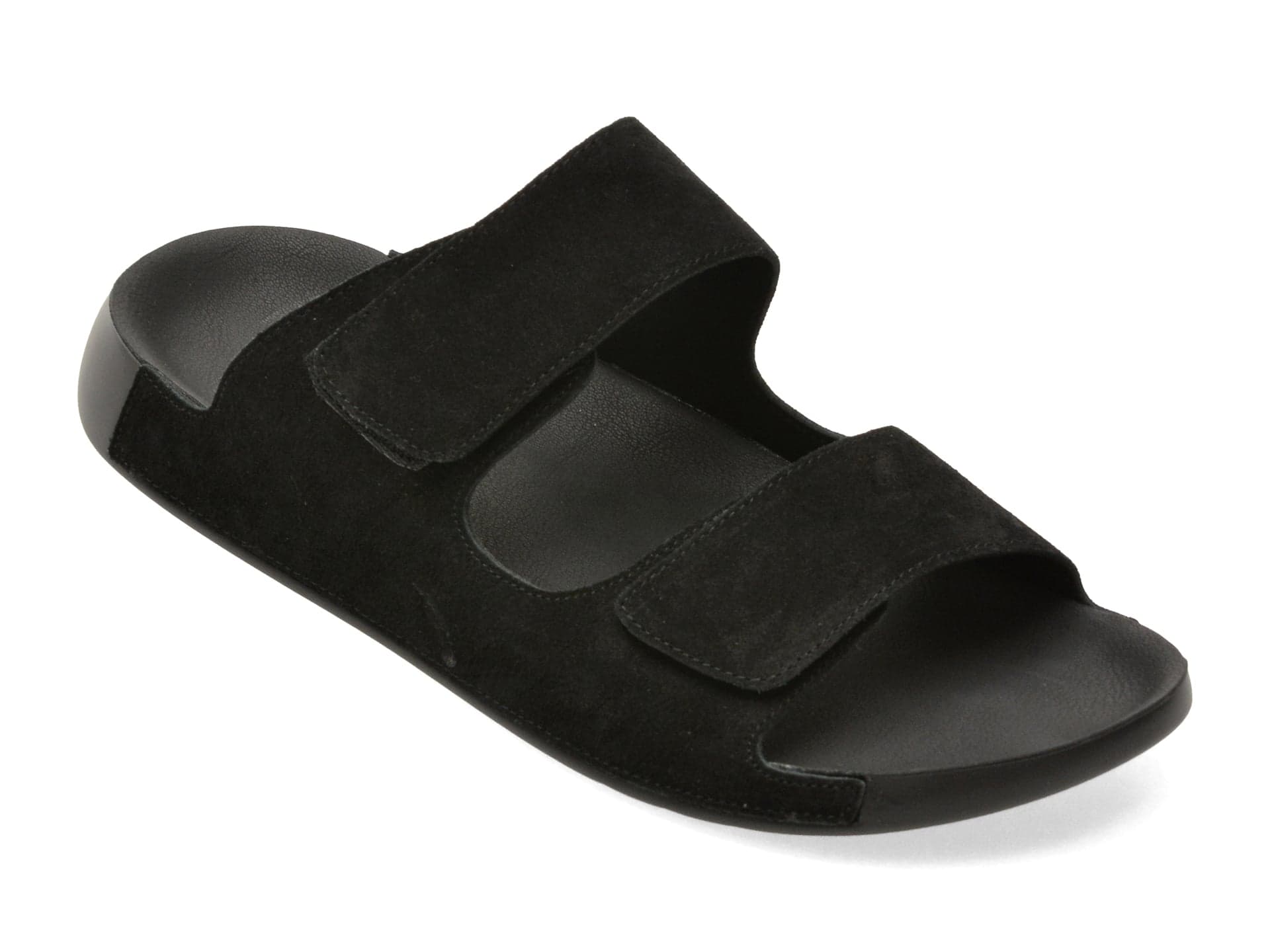 Papuci GRYXX negri, 60031, din piele intoarsa