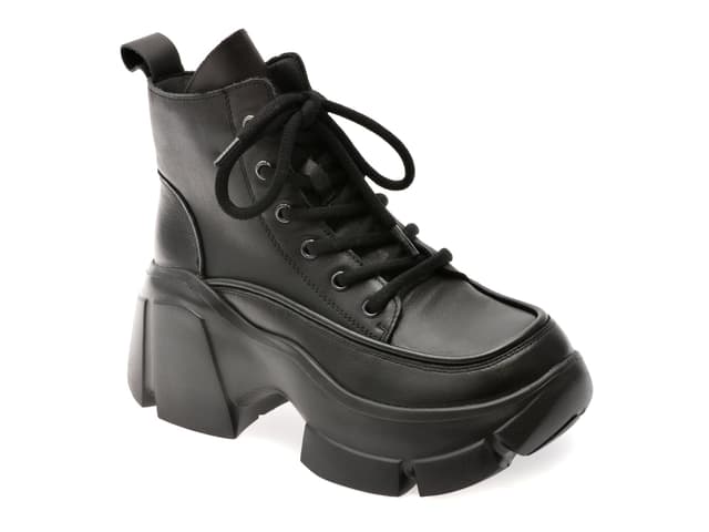 Ghete GRYXX negre, 68216, din piele naturala