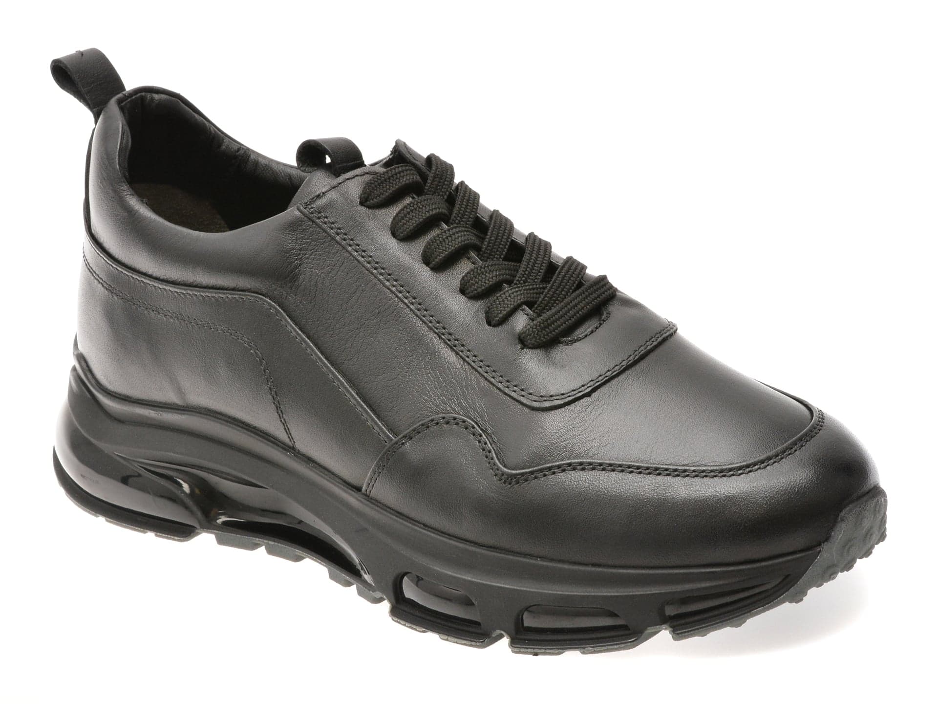 Pantofi sport GRYXX negri, MS2001, din piele naturala