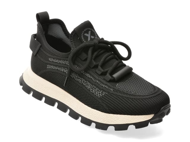 Pantofi sport GRYXX negri, 5212, din material textil