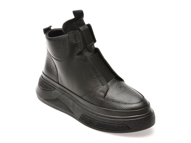 Ghete GRYXX negre, 251KS93, din piele naturala