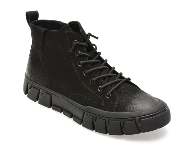 Ghete GRYXX negre, 3108, din nabuc