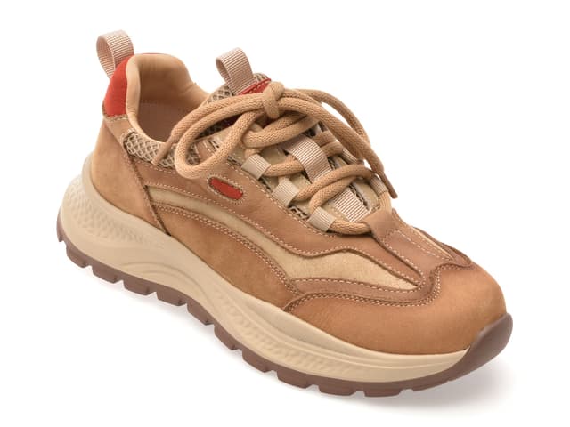 Pantofi sport GRYXX maro, 9698, din piele naturala