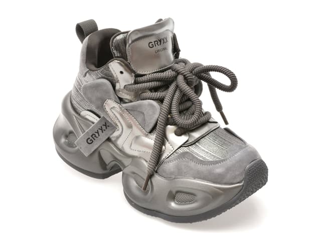 Pantofi sport GRYXX gri, 2568, din material textil