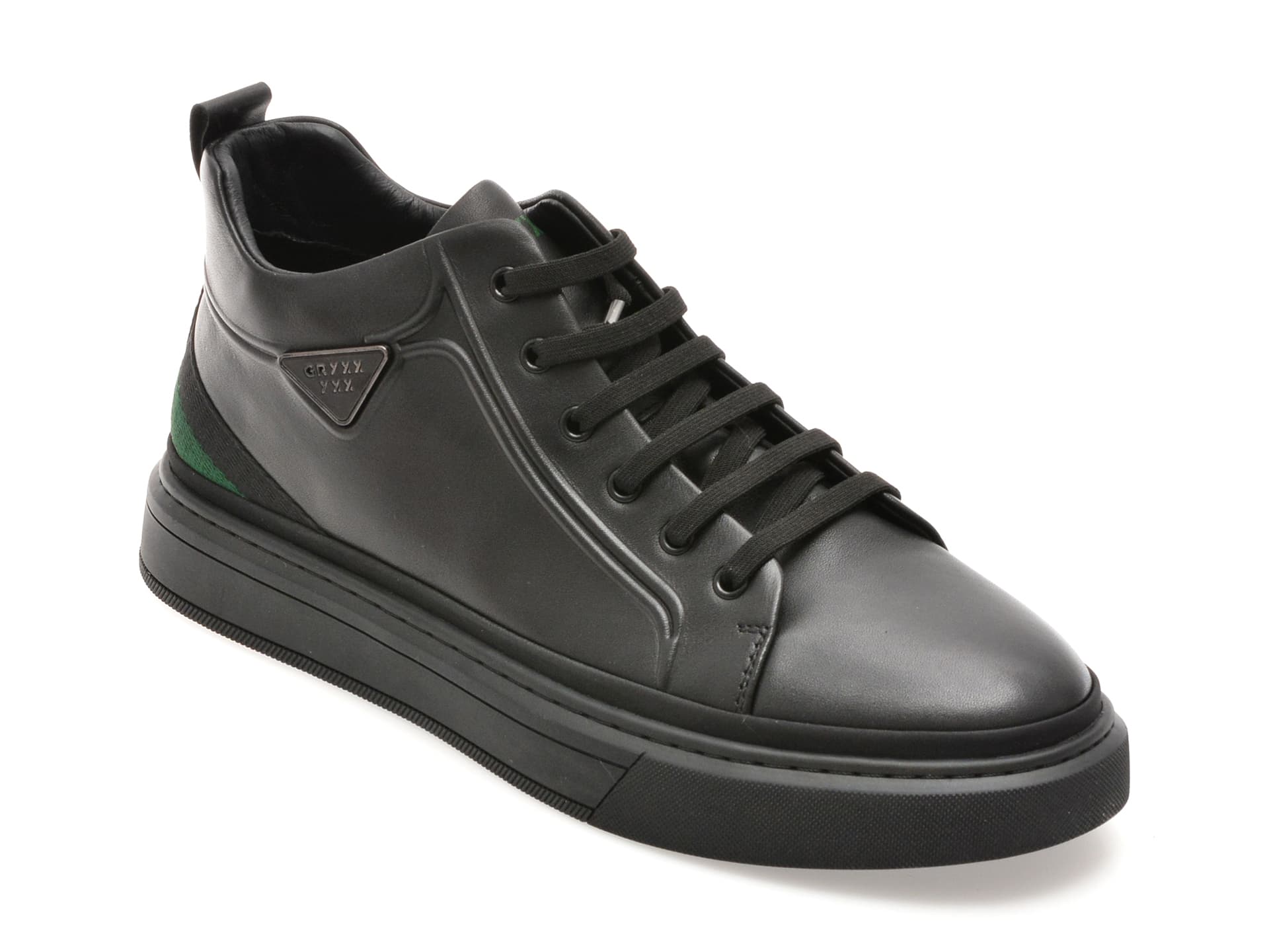 Ghete GRYXX negre, LN48, din piele naturala