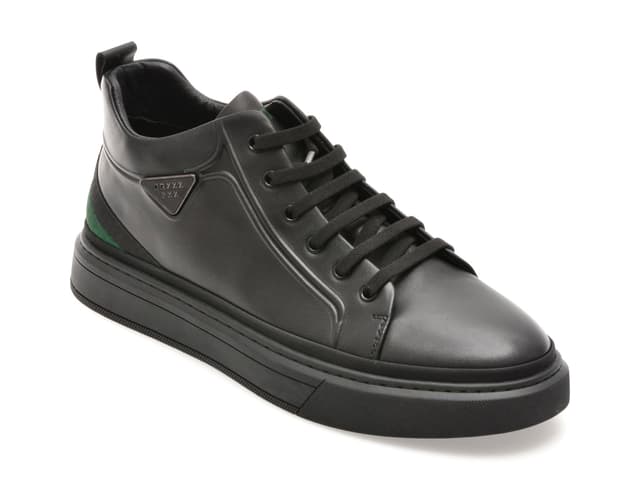 Ghete GRYXX negre, LN48, din piele naturala