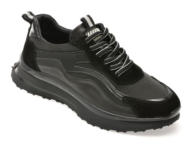 Pantofi sport GRYXX negri, ED002, din piele naturala