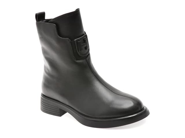 Ghete GRYXX negre, MX01547, din piele naturala