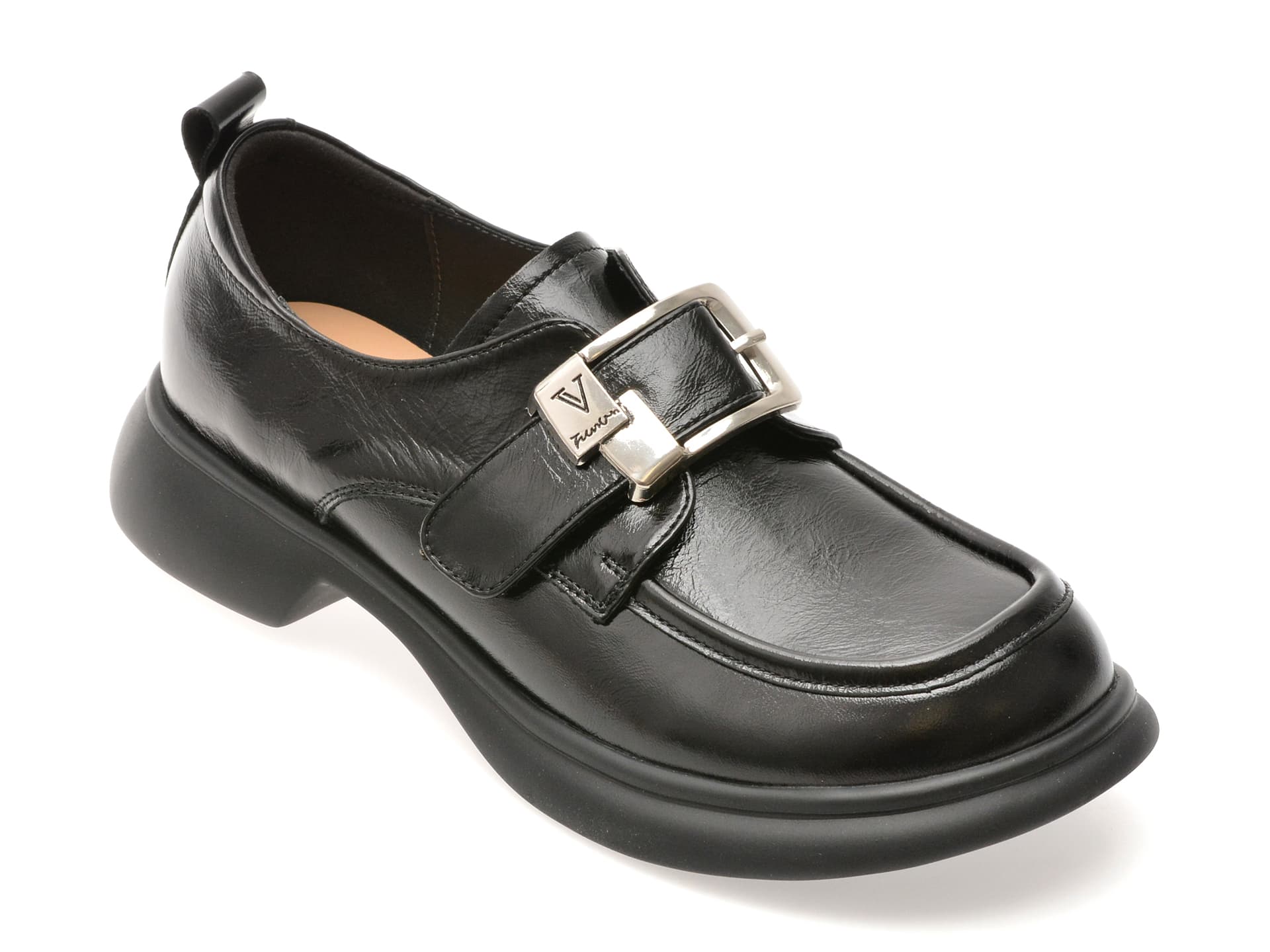 Pantofi GRYXX negri, 5618, din piele naturala