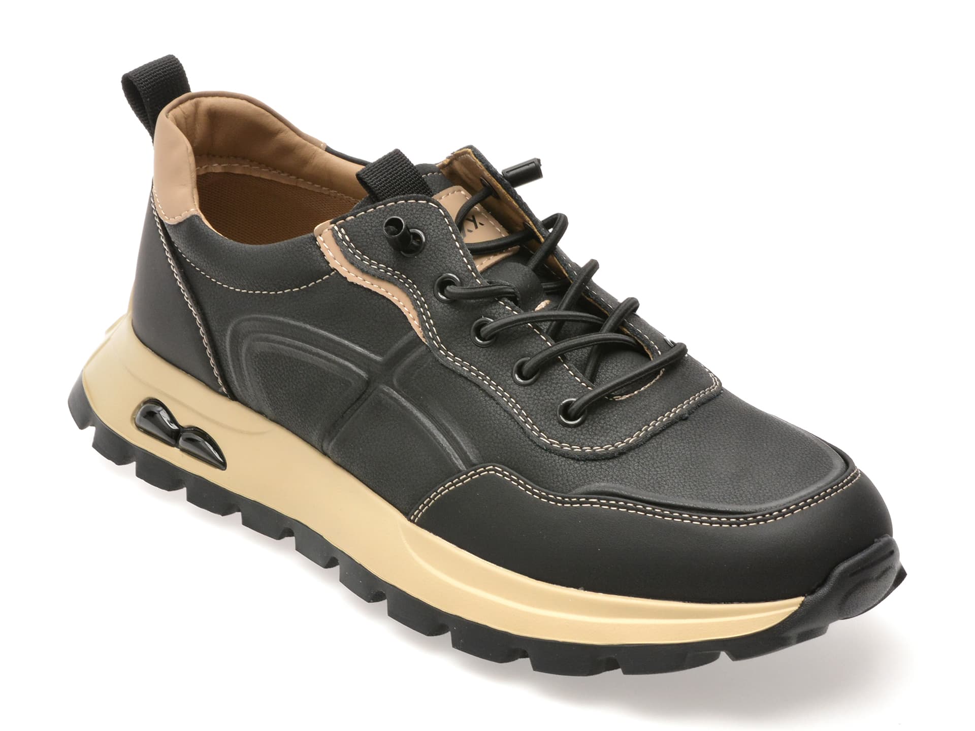 Pantofi sport GRYXX negri, 70918, din piele naturala