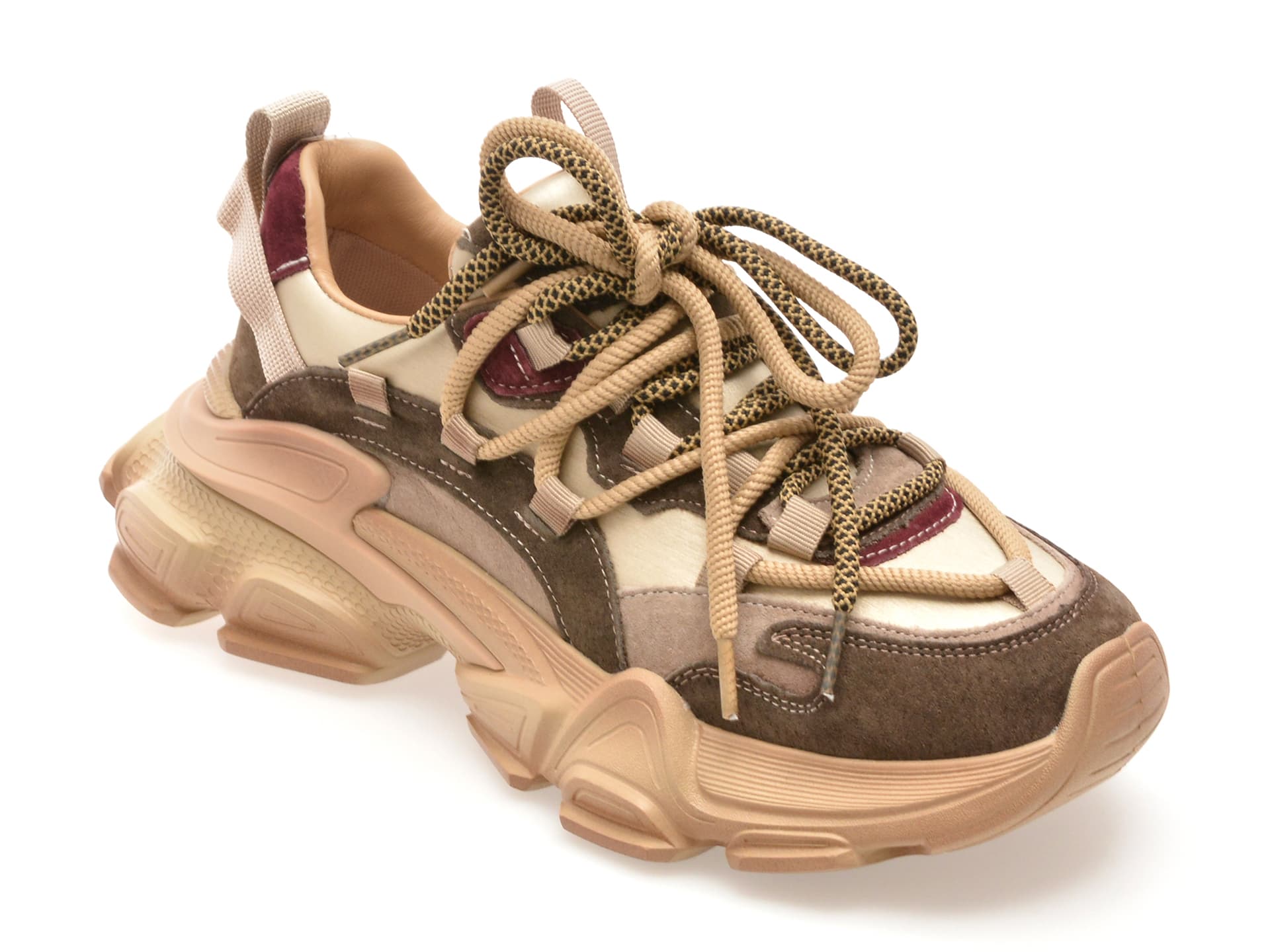 Pantofi sport GRYXX maro, 5758, din piele naturala