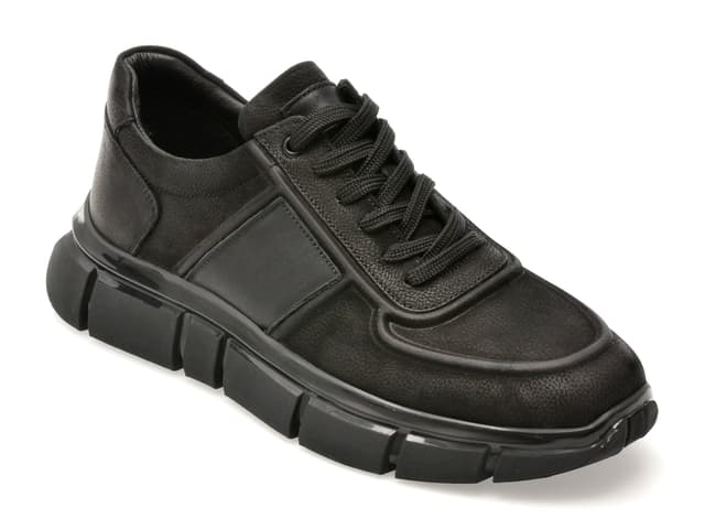 Pantofi sport GRYXX negri, 33635, din nabuc