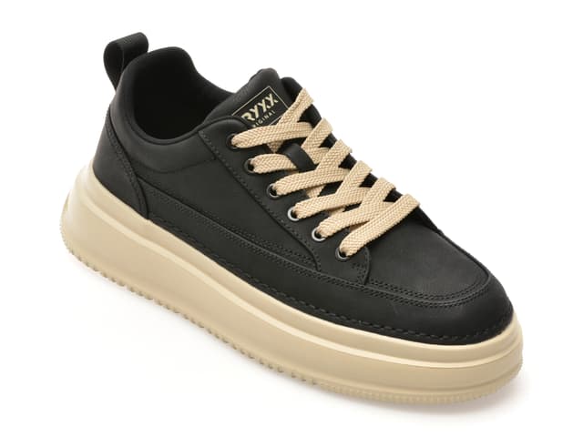Pantofi sport GRYXX negri, F8956, din piele naturala
