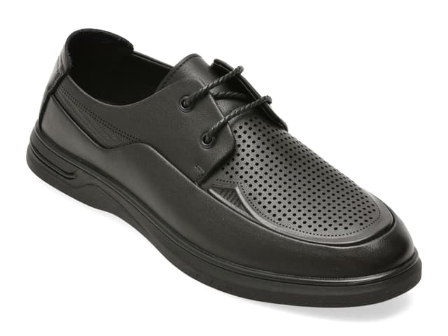 Pantofi eleganti BITE THE BULLET negri, 25T7239, din piele naturala