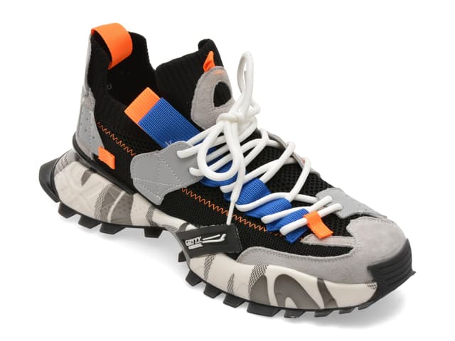Pantofi sport GRYXX negri, 18159, din material textil