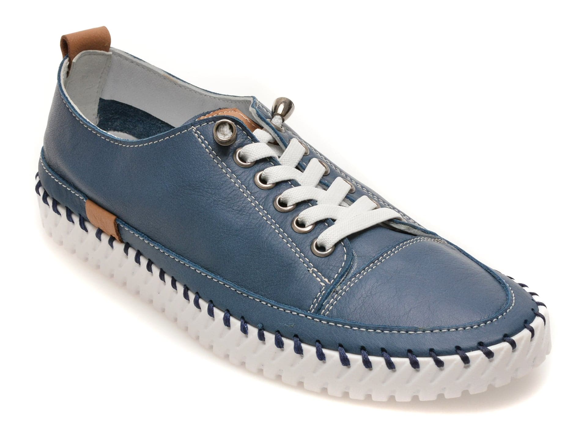 Pantofi sport GRYXX albastri, EV2898, din piele naturala