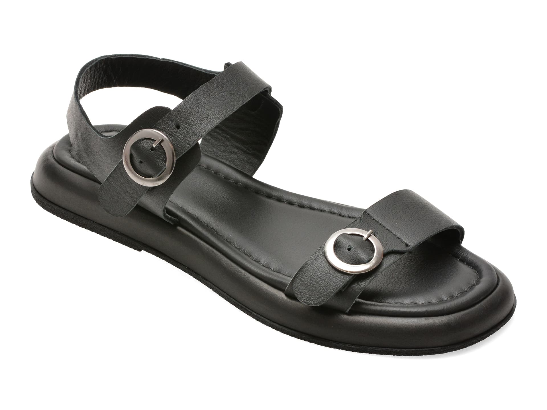 Sandale GRYXX negre, 1914224, din piele naturala