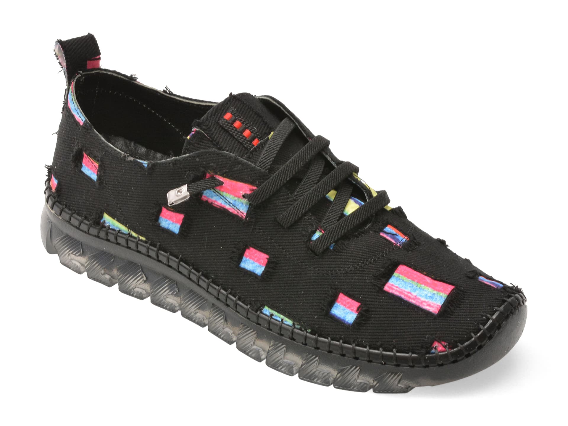 Pantofi sport GRYXX negri, 501, din material textil