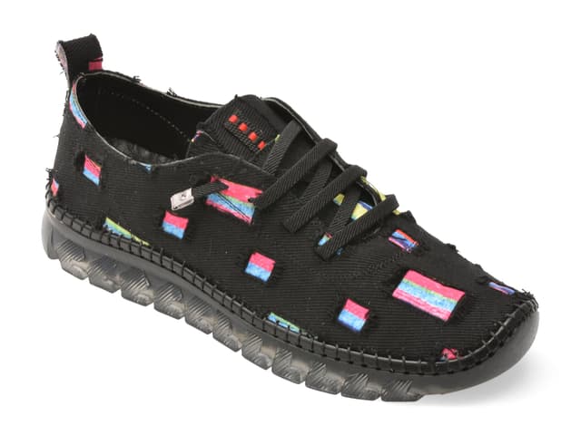 Pantofi sport GRYXX negri, 501, din material textil