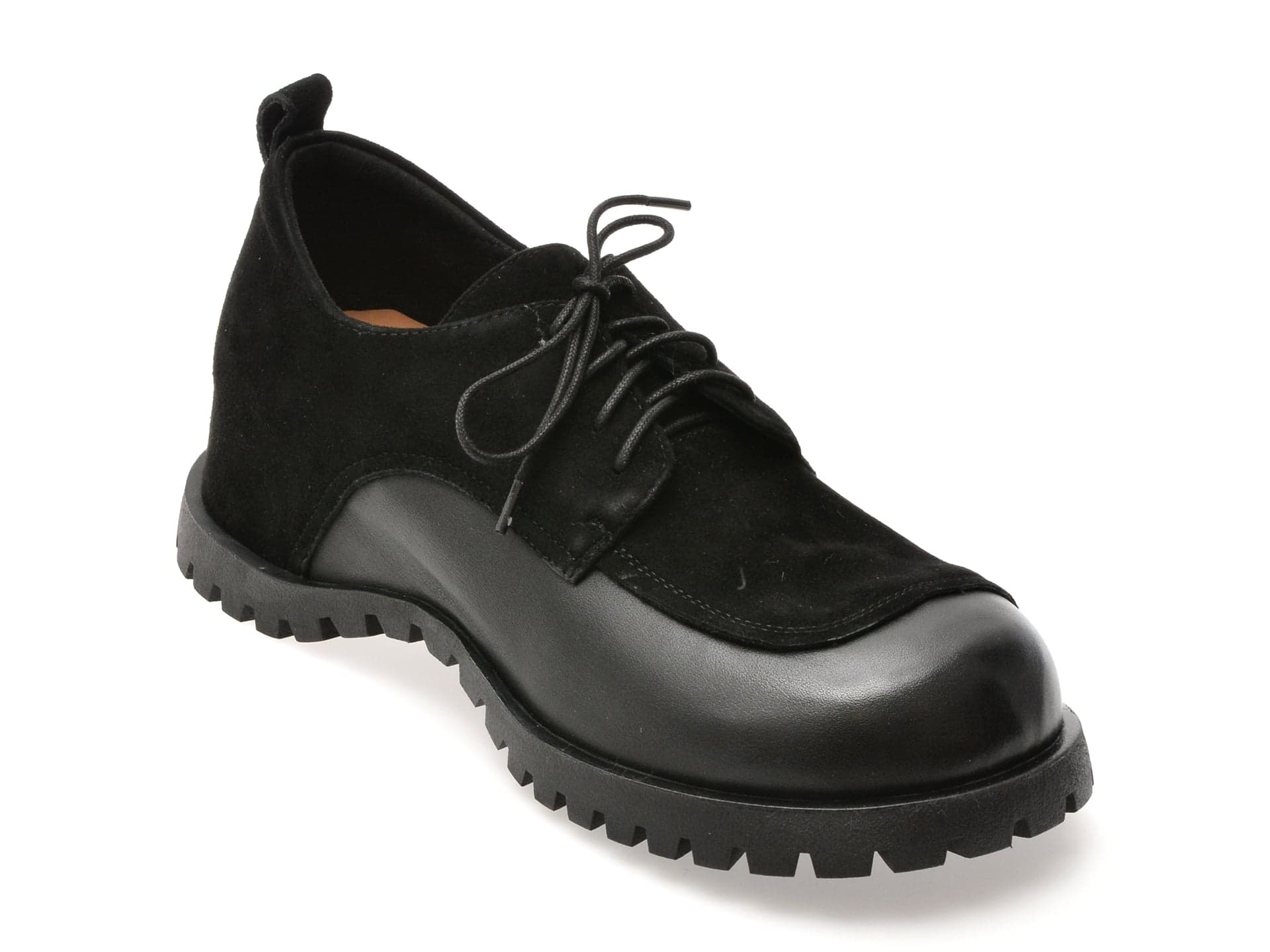 Pantofi GRYXX negri, 2628, din piele intoarsa