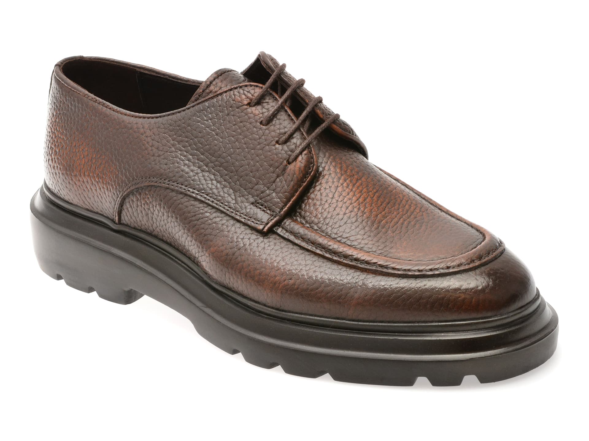 Pantofi GRYXX maro, FH255, din piele naturala