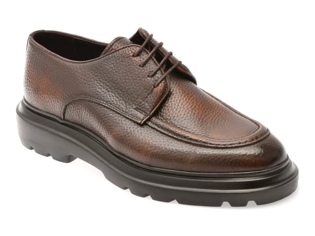 Pantofi GRYXX maro, FH255, din piele naturala