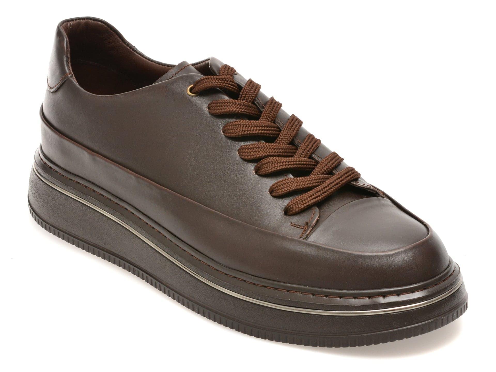 Pantofi sport GRYXX maro, TRLT12, din piele naturala
