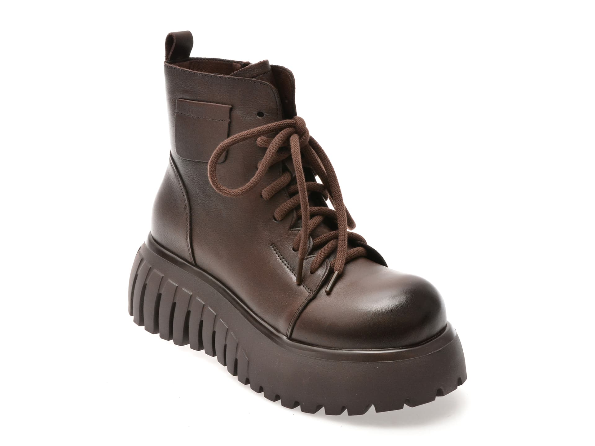 Ghete GRYXX maro, 2665, din piele naturala